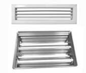 Решетки однорядные с регулятором расхода воздуха РВр-1